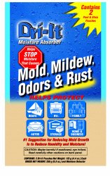 Dri-It MA-2-125-A Moisture Absorber with Disposable Peel and Stick Backing in a Twin-Pack