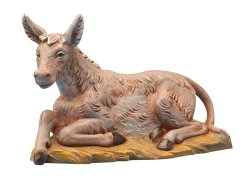 Fontanini by Roman Seated Donkey Nativity Figurine, 5-Inch