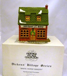 Heritage Village Collection, Dickens Village Series: “White Horse Bakery” by Department 56