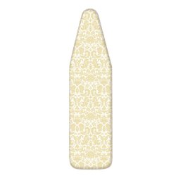 Homz Bi-weekly Ironing Board Cover and Pad, 8.5 x 2.6 x 13 Inches, Yellow Damask