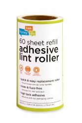 Honey-Can-Do LNTZ01589 Lint Roller Refill, Large, 6-Pack, 60-Sheets Each, 360-Sheets Total