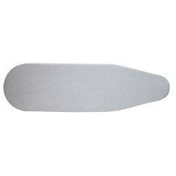 Household Essentials Stow Away Replacement Pad and Cover for In-Wall Ironing Board, Silver Silicone