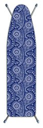 Laundry Solutions by Westex Deluxe Extra Thick Ironing Paisley Board Cover, Blue