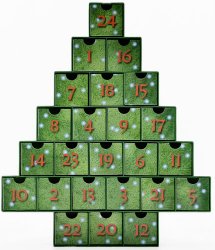 O Christmas Tree Treasure Box Advent Calendar (Countdown to Christmas)