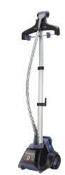 Rowenta IS6200 Compact Valet Full Size Garment Steamer with Foot Operated On-Off Switch 1500-Watt, Blue