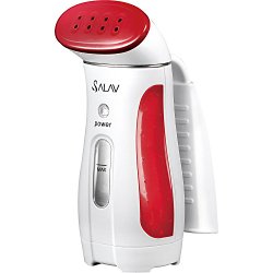 Salav Red 265-Watt Handheld Travel Clothing Steamer with Quick Heating & Automatic Worldwide Voltage, Compact and Stylish, The Perfect Travel Companion