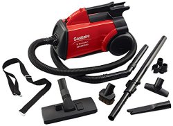Sanitaire SC3683A Detail Cleaning Commercial Vacuum, 7′ Hose, 20′ Cord, 10 Amps, 18″ Length x 11″ Width x 19″ Height, Red