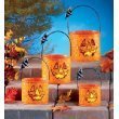 Set Of 4 Pumpkin Lantern Tins Halloween Decoration