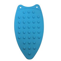 Silicone Iron Rest Pad for Ironing Board Hot Resistant Mat (Blue)