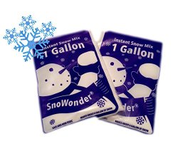 SnoWonder Instant Artificial Snow One Gallon Mix – Bonus Projects eBook – Home Decor – Seasonal Accents – Classroom Science Projects (2)