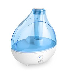 Ultrasonic Cool Mist Humidifier – Premium Humidifying Unit with Whisper-quiet Operation, Automatic Shut-off, and Night Light Function