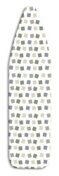 Whitmor 6614-833 Deluxe Ironing Board Cover and Pad, Modern Blocks