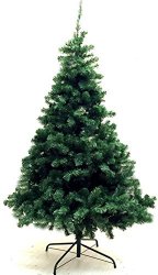 Xmas Finest 6′ Feet Super Premium Artificial Christmas Pine Tree With Solid Metal Legs – Fullest (1000 Tips) Six Foot Tall Design