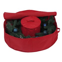 30″ Holiday Wreath Bag with Center Storage