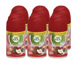 Air Wick Freshmatic Ultra Automatic Spray Air Freshener Refill, Apple Cinnamon Medley, 6.17 Ounces (Case of 6)