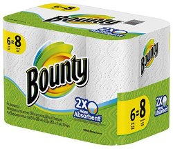 Bounty Select a Size Mega Paper Towels, 6 Pack