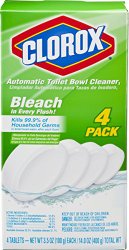 Clorox Automatic Toilet Bowl Cleaner, 3.5 Ounce, 4 Count