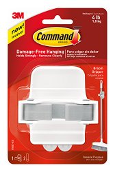 Command Broom Gripper, White with Grey Band