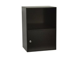 Convenience Concepts 151186 1-Door X-Tra Storage Cabinet, Black