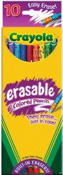 Crayola 10 Count Erasable Colored Pencils