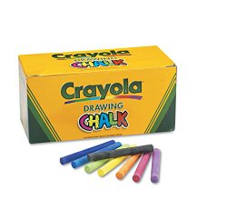Crayola – Colored Drawing Chalk, Six Each of 24 Assorted Colors, 144 Sticks/Set