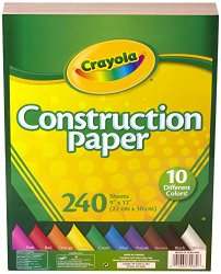 Crayola Construction Paper, 240 Count, 2-Pack