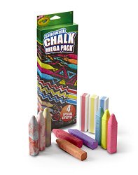 Crayola Special Effects Sidewalk Chalk – Mega Pack