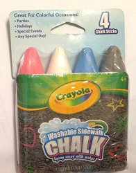 Crayola Washable Sidewalk Chalk 4 Pack