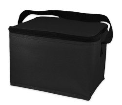 EasyLunchboxes Insulated Lunch Box Cooler Bag, Black