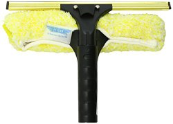 Ettore 71100 Professional Brass Backflip Window Cleaning Combo Tool, 10-Inch