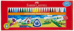 Faber – Castell 25 Triangular Erasable Crayons – Styledivahub