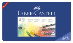 Faber-Castell Art GRIP Color Pencils, Tin of 36
