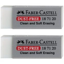 Faber-Castell Dust-Free Erasers 2 erasers