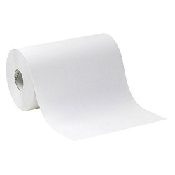 Georgia-Pacific 26610 SofPull Paper Towel Roll, 1-Ply Hardwound, 9″ Width x 400′ Length, White (Pack of 6)