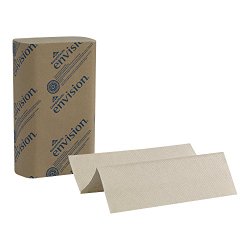 Georgia-Pacific Envision 23304 Brown Multifold Paper Towel, 9.4″ Length x 9.2″ Width (Case of 16 Packs, 250 per Pack)