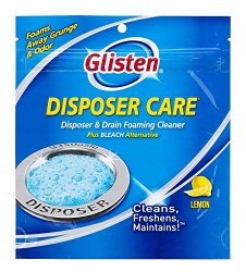 Glisten DP06N-PB Disposer Care Foaming Garbage Disposer Cleaner-4.9 Ounces (4 Uses)-Powerful Disposal Cleanser for Complete Cleaning of Entire Disposer