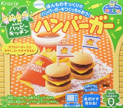 Hamburger Popin’ Cookin’ kit DIY candy by Kracie