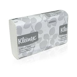 Hand Towels Kleenex Slimfold (04442) with Fast-Drying Absorbency Pockets, White, 90 Towels / Clip, 24 Clips / Case