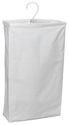 Household Essentials Hanging Cotton Canvas Laundry Hamper Bag