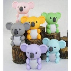 Japanese Iwako Eraser Set – Koala Bear (six colors)
