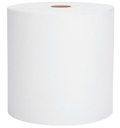 Kimberly-Clark Scott Hard Roll Towel, 02068 White (Case of 12 Rolls)