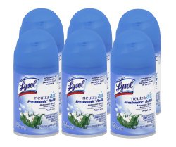 Lysol Neutra Air Freshmatic Refill, Air Freshener, Fresh Scent, 6.17 Ounces (Case of 6)