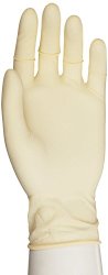 Microflex Diamond Grip Latex Glove, Powder Free, 9.6″ Length, 6.3 mils Thick, Medium (Pack of 100)