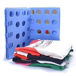 Ohuhu Clothes Folder – Adult Dress Pants Towels T-shirt Folder / Shirt Folder/ Laundry Folder Board Organizer, Blue