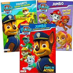 Paw Patrol Coloring and Activity Book Set (3 Coloring Books)