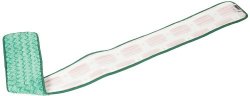 Rubbermaid Commercial FGQ44800GR00 HYGEN Microfiber Hall Dust Mop Pad, Dry, Single-Sided, 48-inch, Green