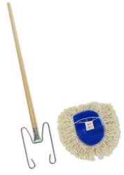 Rubbermaid Commercial FGU13067WH00 3-Piece Kut-A-Way Wedge Mop Kit, White