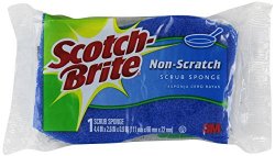 Scotch-Brite 3M Non-Scratch Scrub Sponges – 18-Count