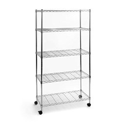 Seville Classics 5-Shelf, 14-Inch by 30-Inch by 60-Inch Shelving System