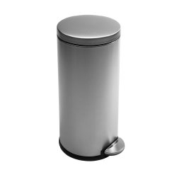 simplehuman Round Step Trash Can, Stainless Steel, 30 L / 7.9 Gal